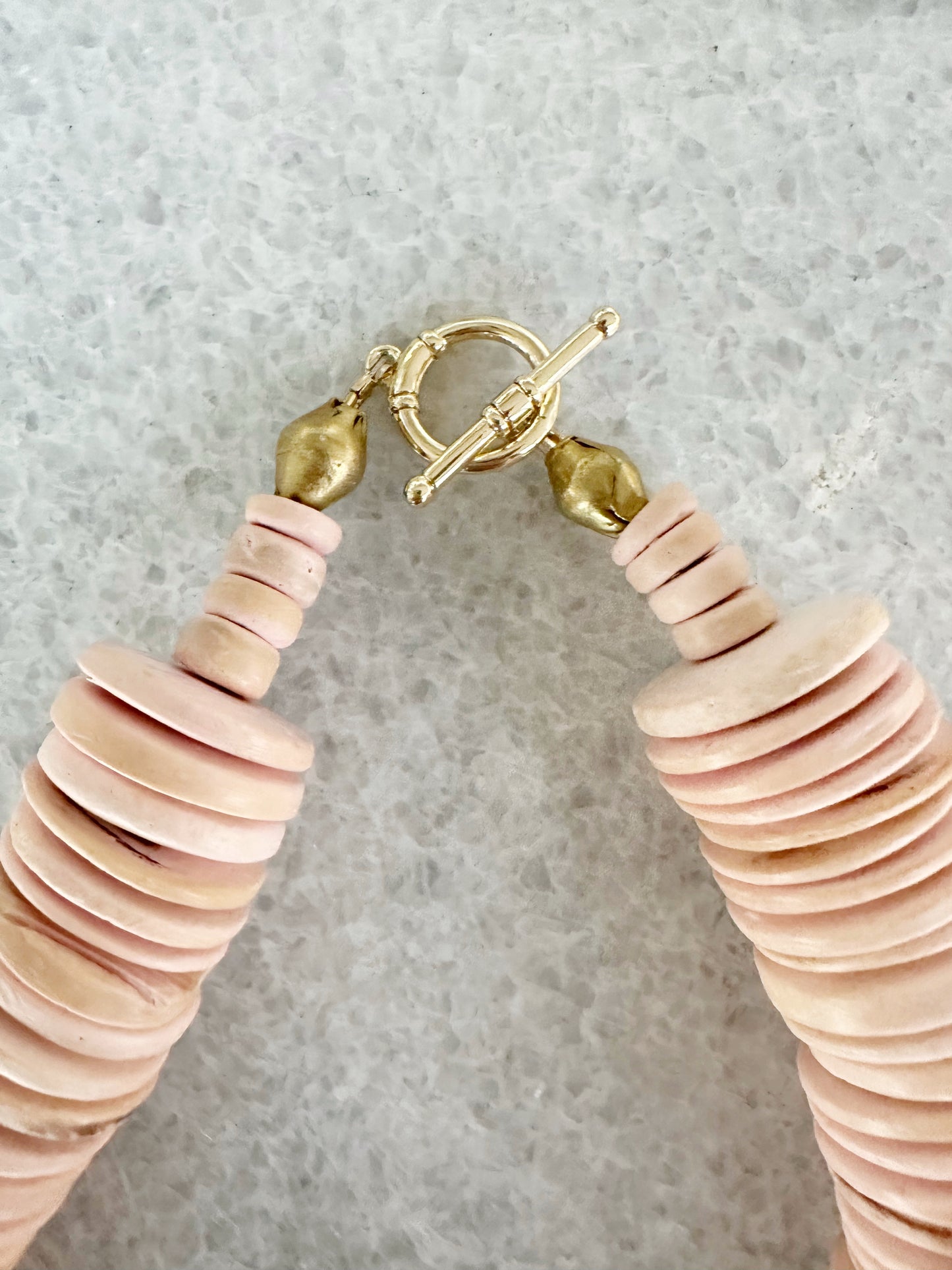 Large Brass Pendant Necklace
