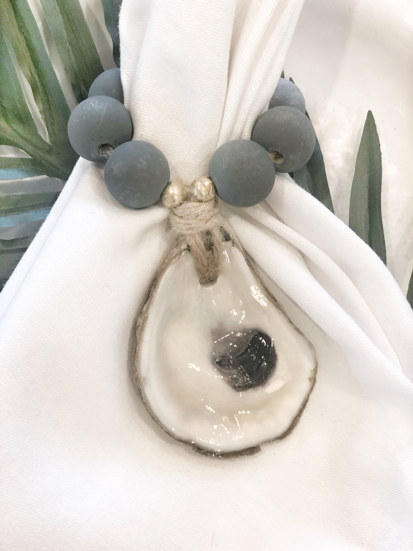 Oyster Napkin Ring Set