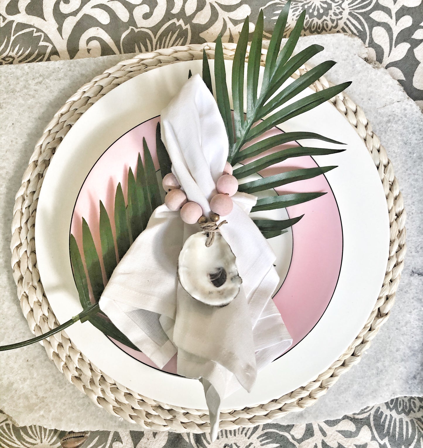 Oyster Napkin Ring Set