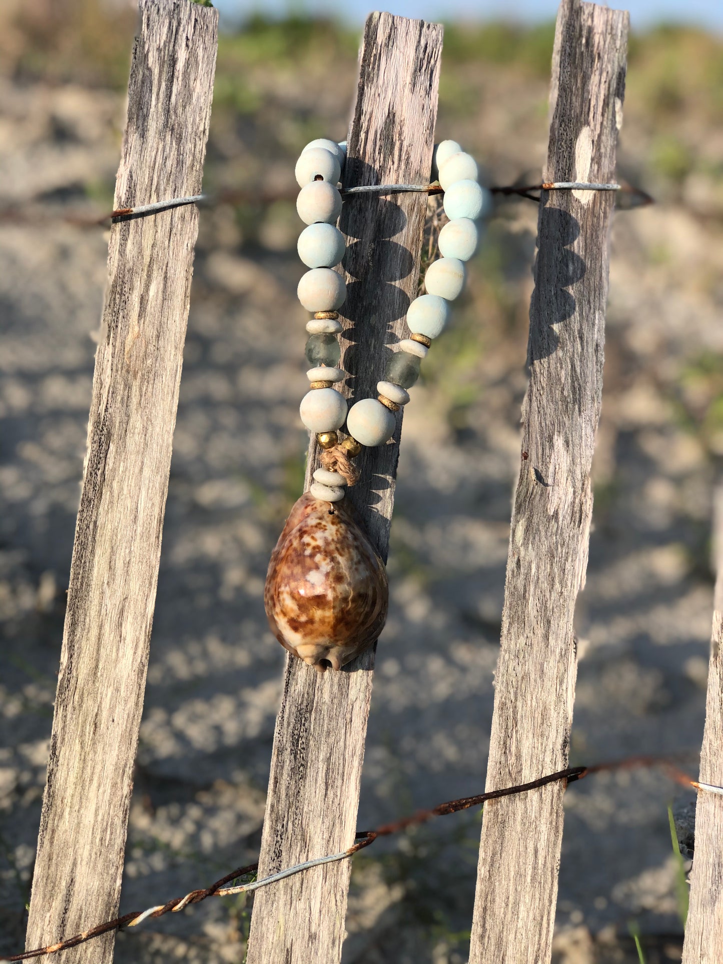 Cowrie Shell Lamp Charm