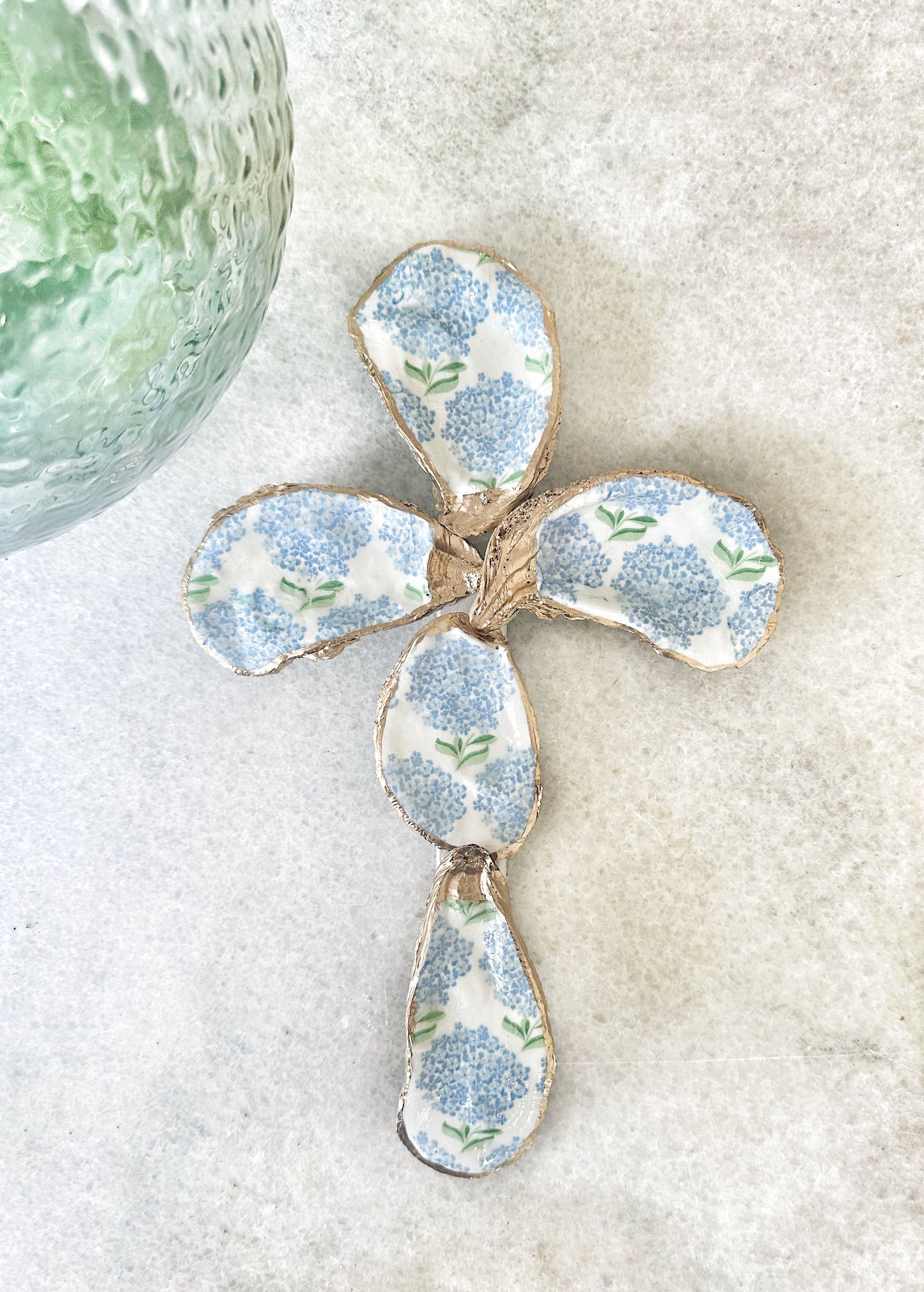 Oyster Cross -Hydrangeas