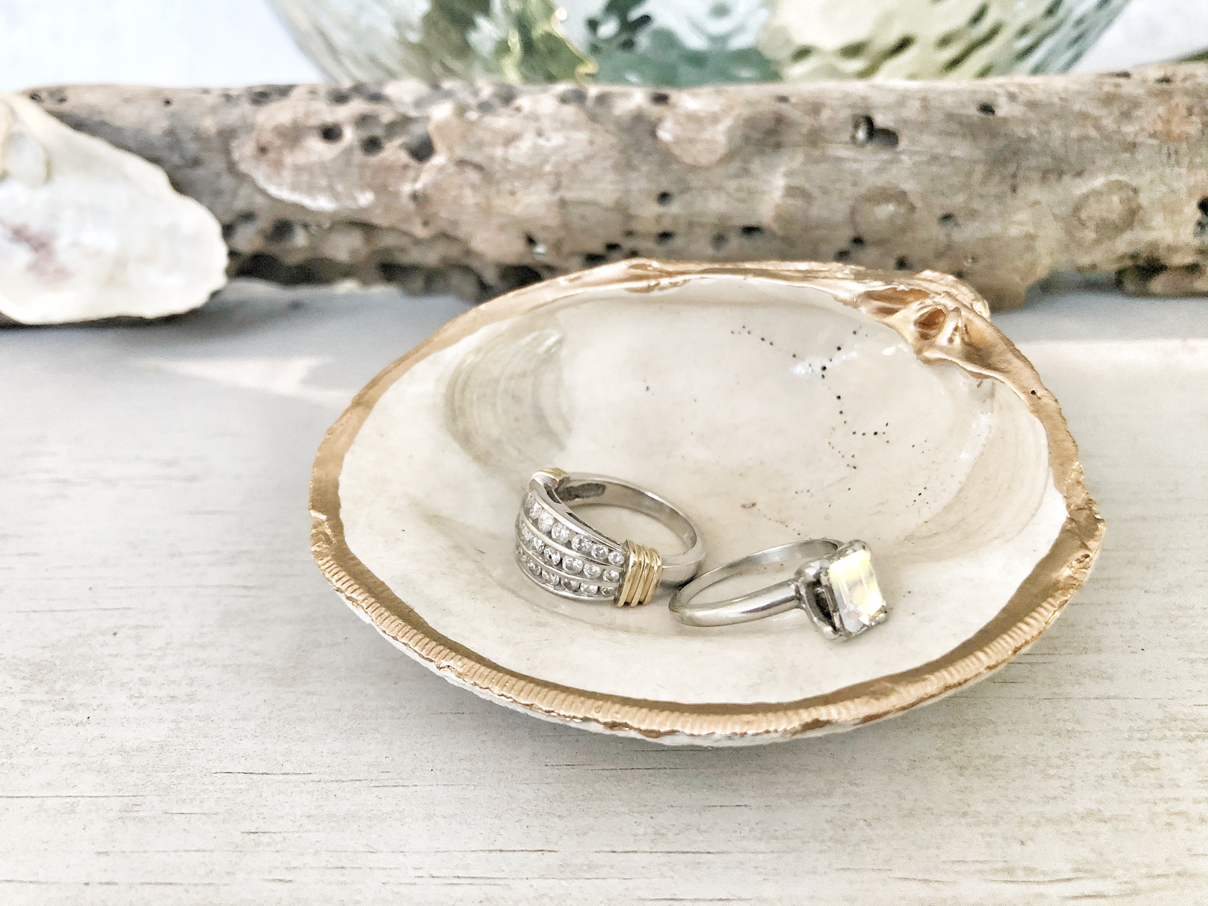 Clam Shell Ring Dish – LAND + LAKE + SEA Jewelry